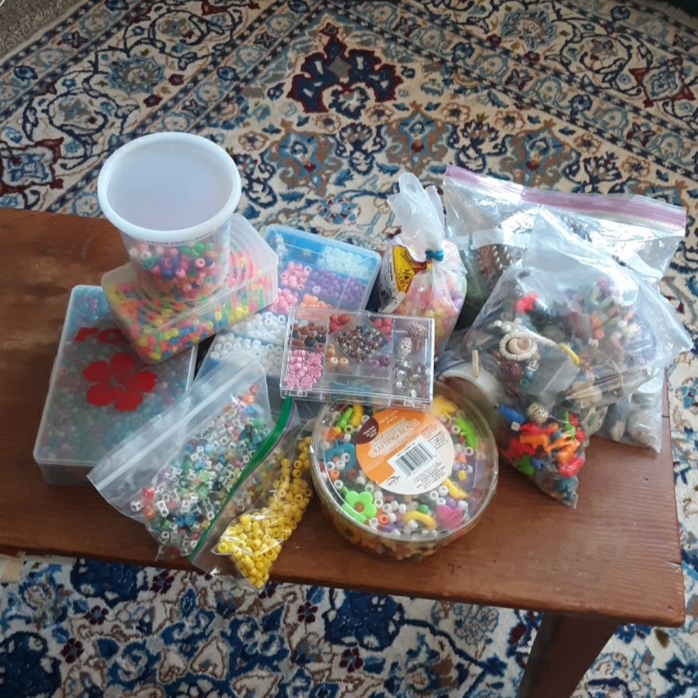 Crafting/jewelry beads galore!